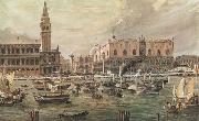Luigi Querena The Arrival in Venice of Napoleon-s Troops oil painting picture wholesale